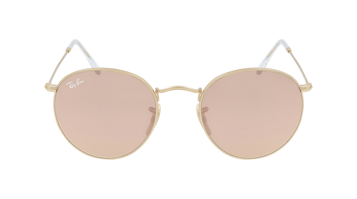 Anteojos ray discount ban round metal